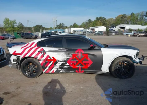 2023 Dodge Charger Scat Pack Widebody из США, поврежденный, VIN 2C3CDXGJ3PH628752